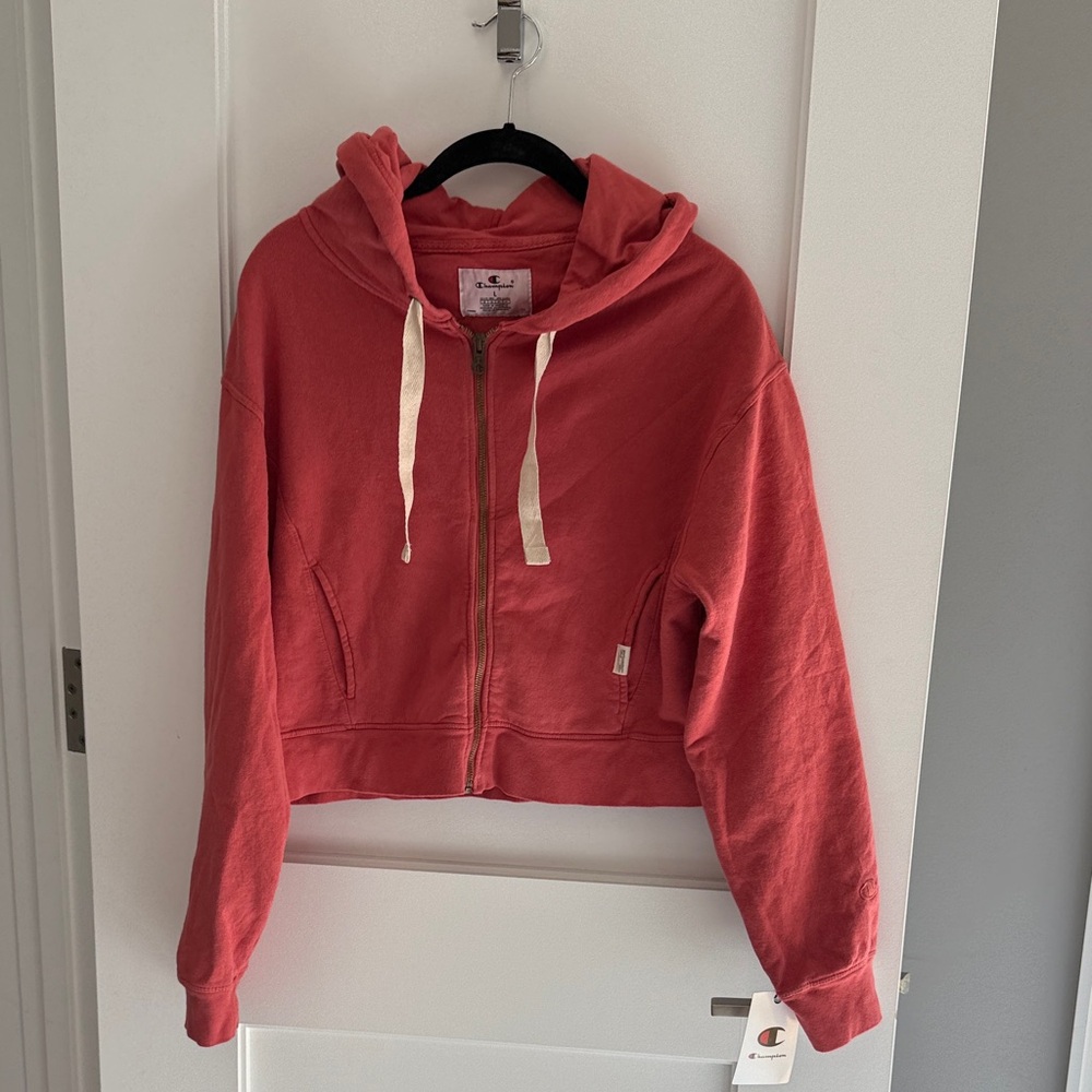 Champion Coral Zip-Up Hoodie